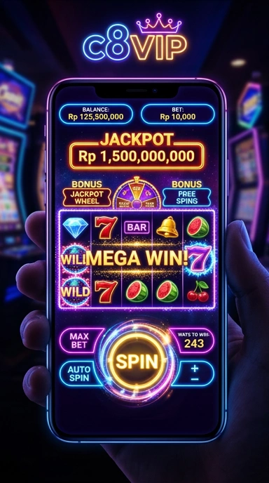 Tampilan antarmuka c8vip yang intuitif dan menarik.